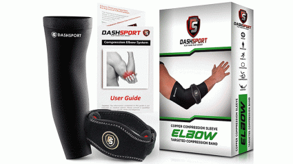 dashsport golfers elbow brace