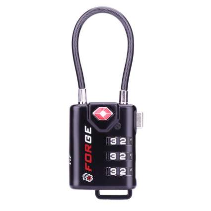 Forge TSA Approved Cable Luggage Lock