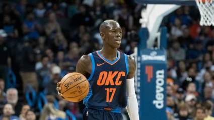 Dennis Schroder Hair: Why The Gold Patch for the Thunder Guard?