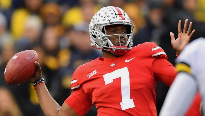 See it: Ohio State QB Dwayne Haskins works out in New York Giants gear