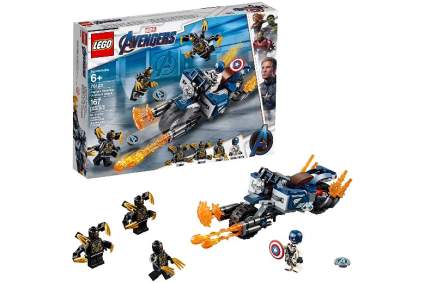 LEGO Marvel Avengers Captain America: Outriders Attack 76123 Building Kit 