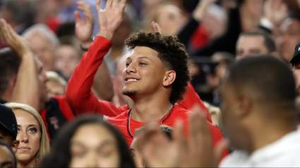 Chiefs’ Patrick Mahomes Shares New Photo Cradling Baby Sterling Skye [LOOK]