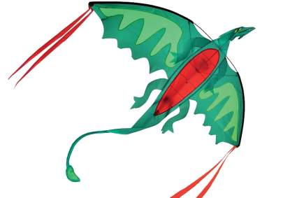 Melissa & Doug Winged Dragon Shaped Kite Children's Kite 