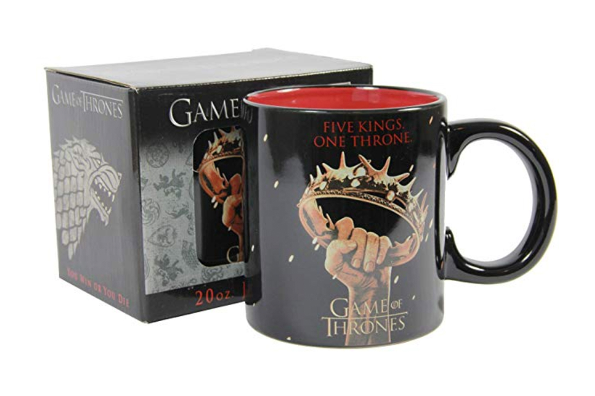 OFFICIAL GAME OF THRONES I AM KHALEESI TAPERED COFFEE MUG CUP NEW IN GIFT BOX 