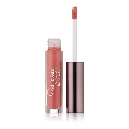 Tube of pink lipstick
