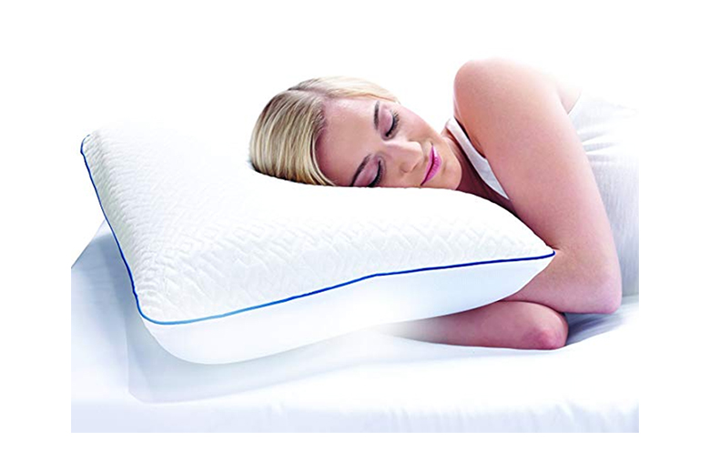 Makang 1 Piece of Memory Cotton Cool Gel Pillow Summer Cold Anti-mite Neck Orthopedic Sleep Pillow