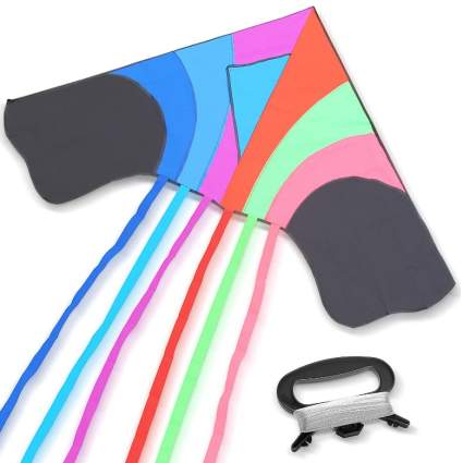 Tomi Kite – Huge Rainbow Kite - Ideal for Kids & Adults 