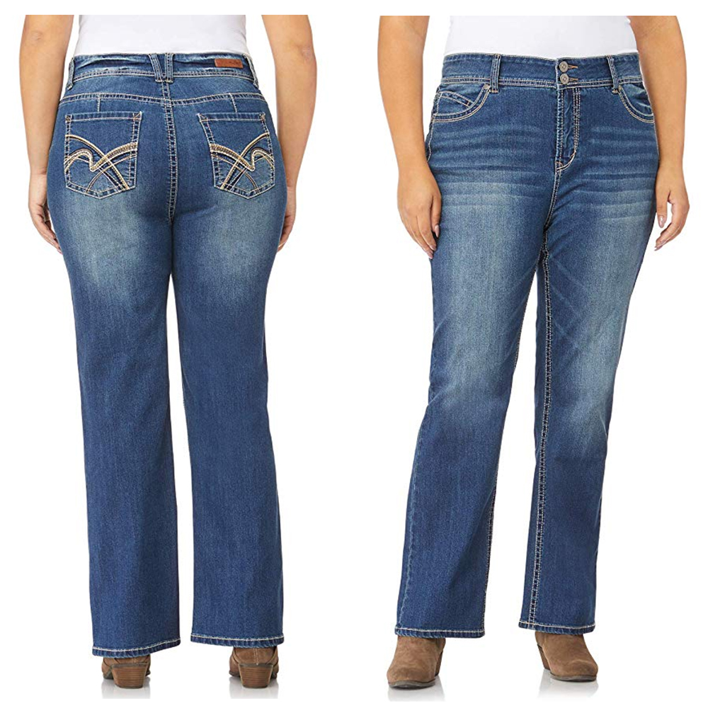 plus size tall jeans with bling