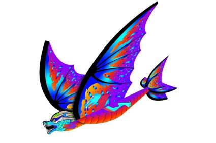 X-Kites FlexWing Purple Dragon Glider 