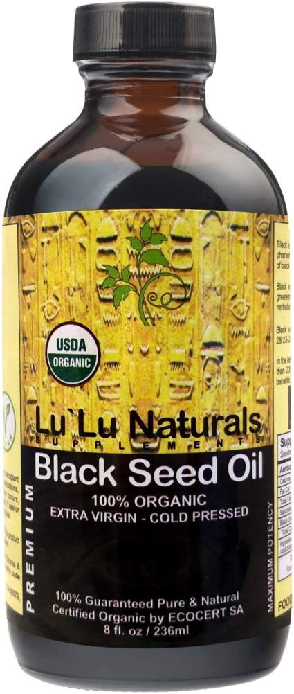 LuLu Naturals black seed oil best skin supplements