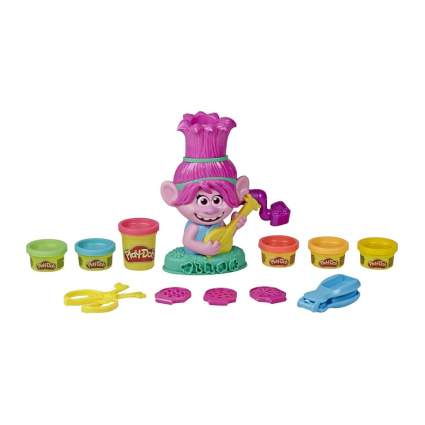 Play-Doh Trolls World Tour Rainbow Hair Poppy Styling Toy