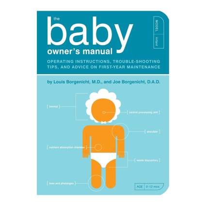 Blue book cover for Baby Owner's Manual