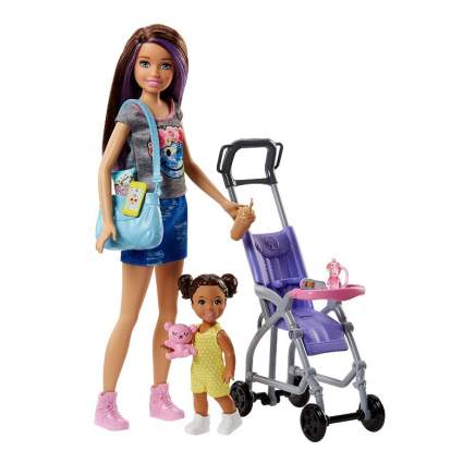 Barbie Skipper Babysitters Inc. Doll and Stroller Playset