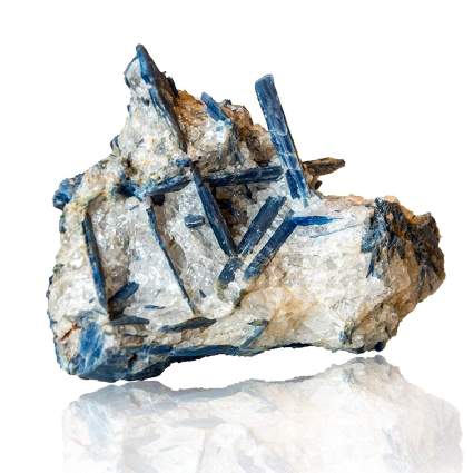 Blue Kyanite crystals