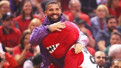 Drake Celebrates Toronto Raptors Championship [VIDEO]