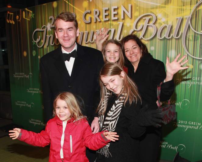 Michael Bennet and Susan Daggetts family