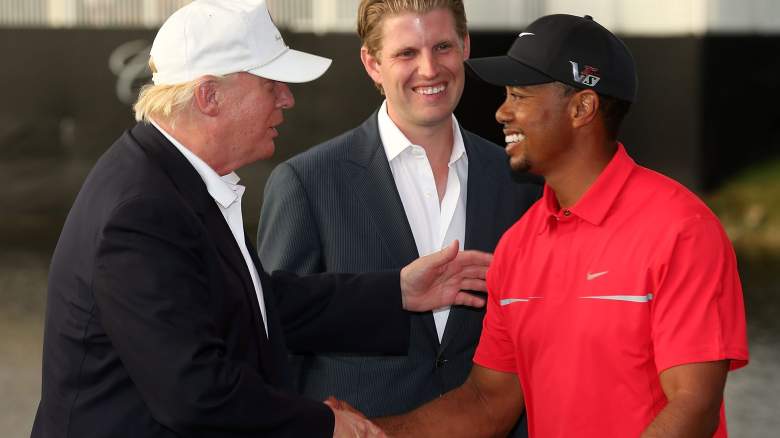 Tiger Woods Donald Trump