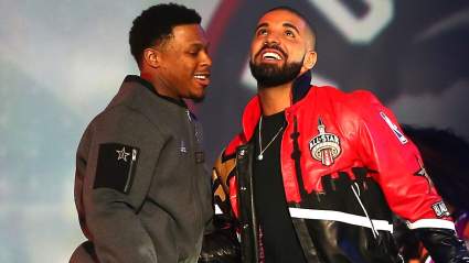 Drake at Raptors Game 3 in Toronto Trying to Bring Good Luck vs. Bucks