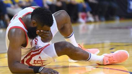WATCH: Draymond Green Appears to Apologize to James Harden in Game 2