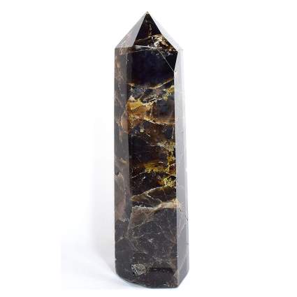 Black smoky quartz point
