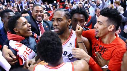 WATCH: Kawhi Leonard Tears Up After Game-Winner for Raptors vs. 76ers
