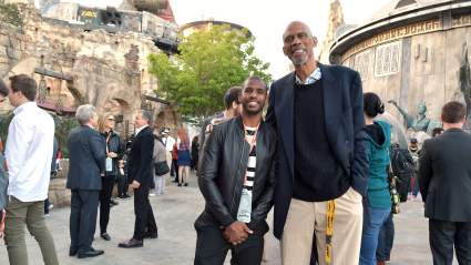 Lakers Legend Spotted at Disneyland With Chris Paul and Brook Lopez