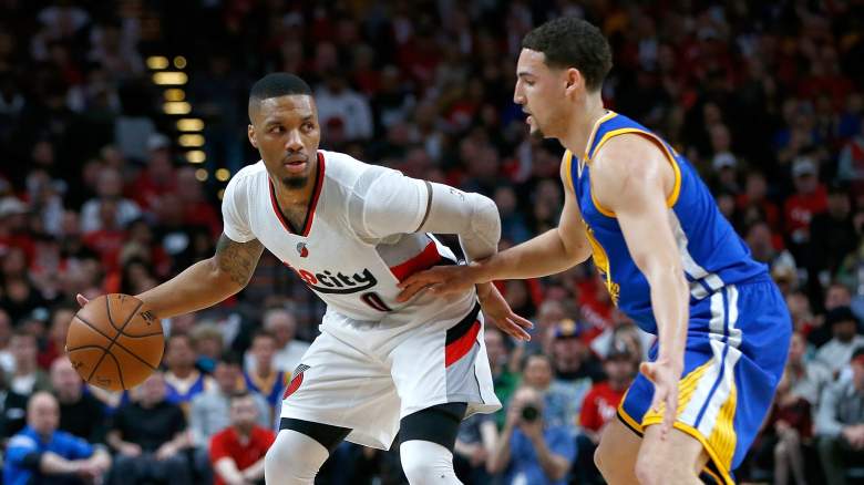 Blazers Warriors Game 1 prediction betting line odds