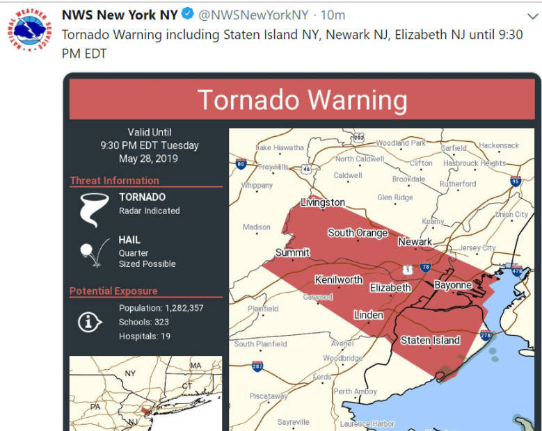 new york tornado