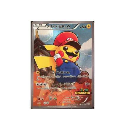 Pokemon Card Japanese - Mario Pikachu 294/XY-P - Holo - Promo