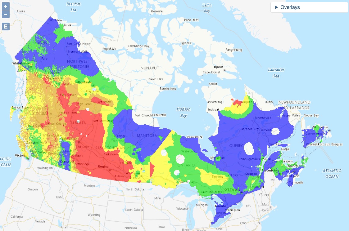Active Forest Fire Map Canada United States Map