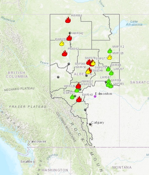 Canada Forest Fire Maps Near Me & Evacuations for May 30 | Heavy.com
