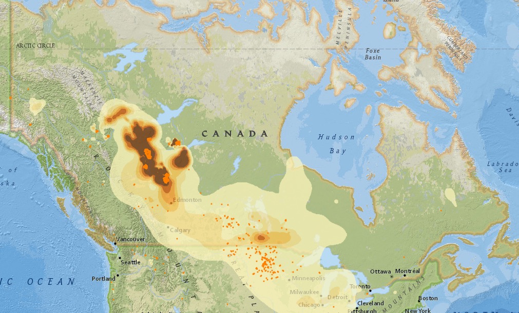 Alberta, Canada Smoke Near Me: Air Quality Maps & Forecasts