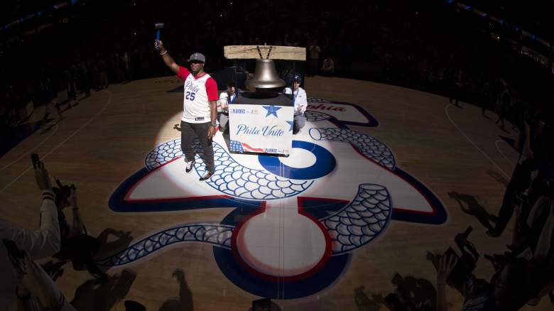 Who is ringing the Sixers bell in game 4