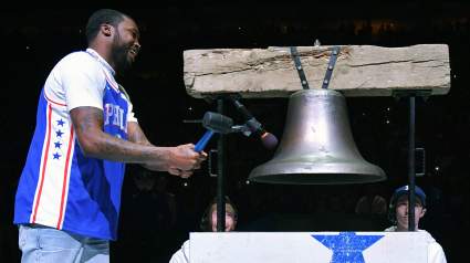Meek Mill Hanging with Malcolm Jenkins at Social Justice Awards