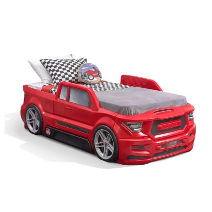 Step2 Turbocharged Twin Truck Kids Bed