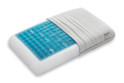 memory foam gel cooling pillow