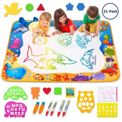 Toyk Aqua Magic Mat - Kids Painting Writing Doodle Board Toy