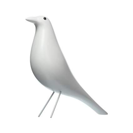 white eames house bird
