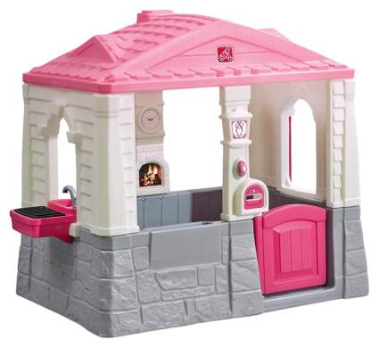 Step2 Happy Home Cottage & Grill Kids Playhouse, Pink