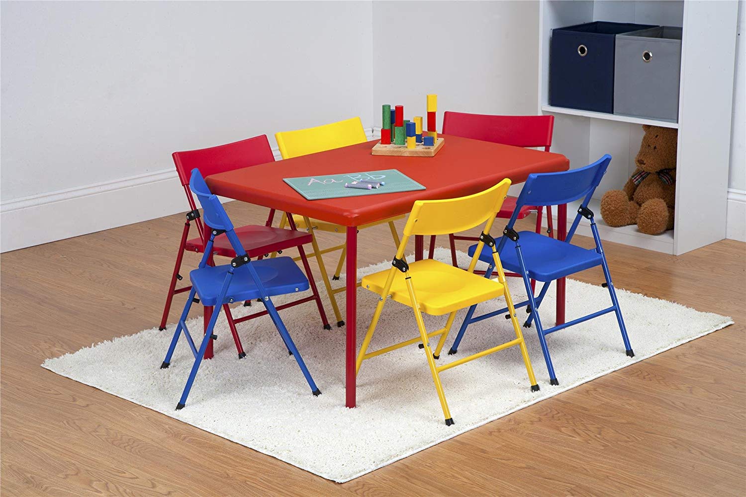 Building Blocks Toy Co Details about   KIDCHEER 7-in-1 Kids Multi Activity Table & 2 Chairs Set 