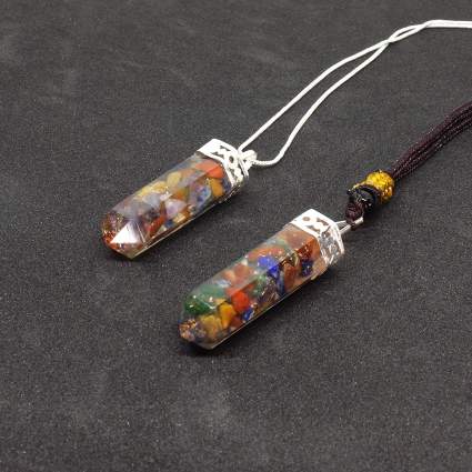 Necklace with Healing Crystals