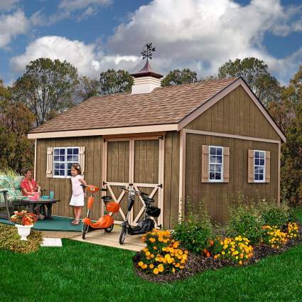 Best Barns New Castle 12' X 16' Wood Shed Kit