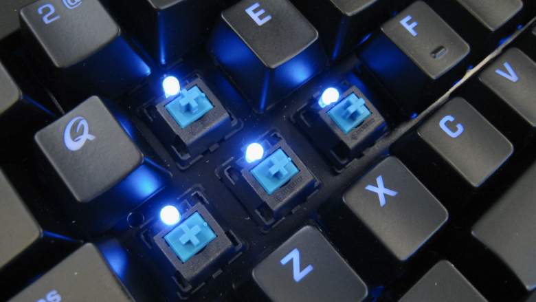Brown Switch Gaming W9J8 Wired Mechanical Keyboard RGB Backlit Cherry MX Blue 