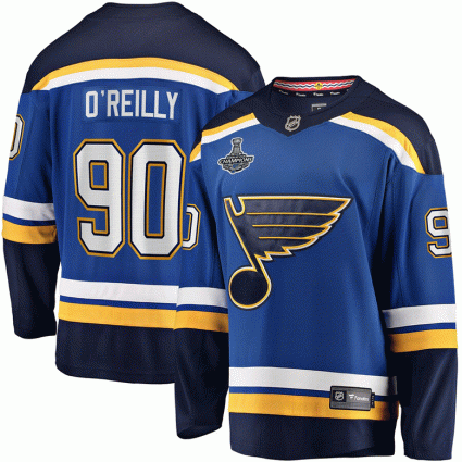 ryan oreilly blues stanley cup champions jersey