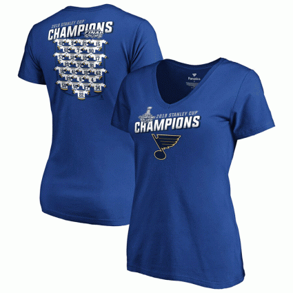 blues stanley cup champions womens shirts