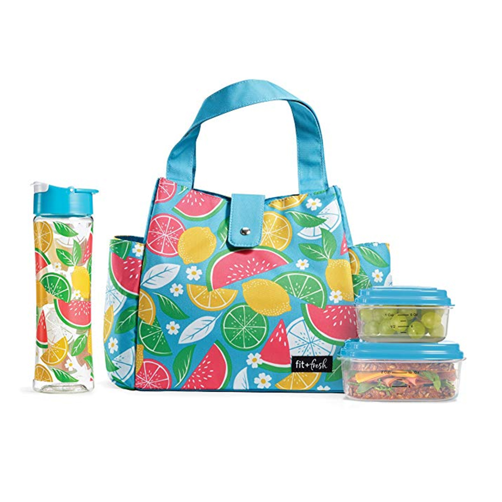 womens lunch bag with containers