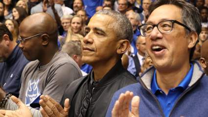 WATCH: Barack Obama at NBA Finals for Raptors-Warriors Game 2