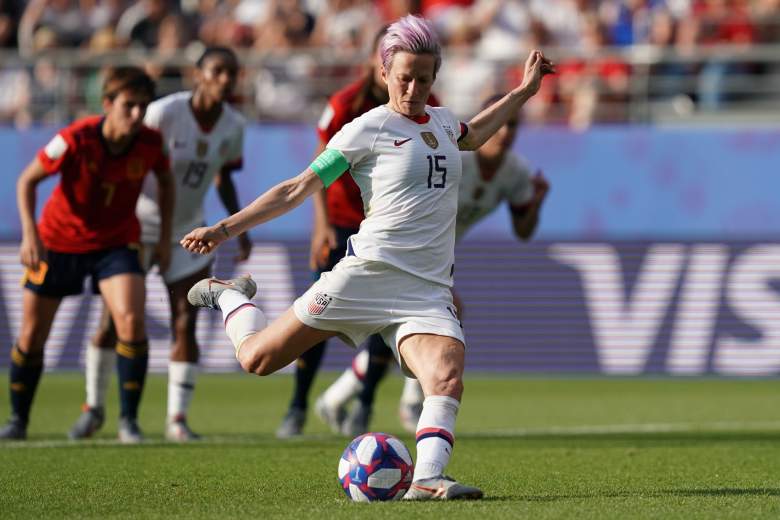 Powered by two Meghan Rapinoe penalty kick goals, the U.S. Women's Soccer Team got by Spain 2-1 in Monday's Round of 16 match.
