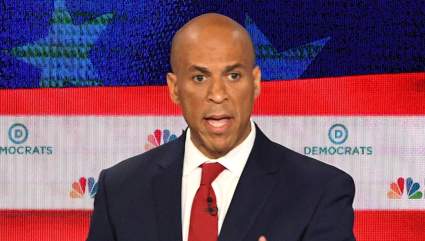 WATCH: Cory Booker Swears During 2nd Democratic Debate on Live TV