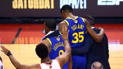 WATCH: Bob Myers Tears Up During Kevin Durant Press Conference